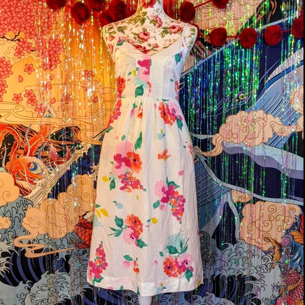 Joules Floral Dress - Size 2